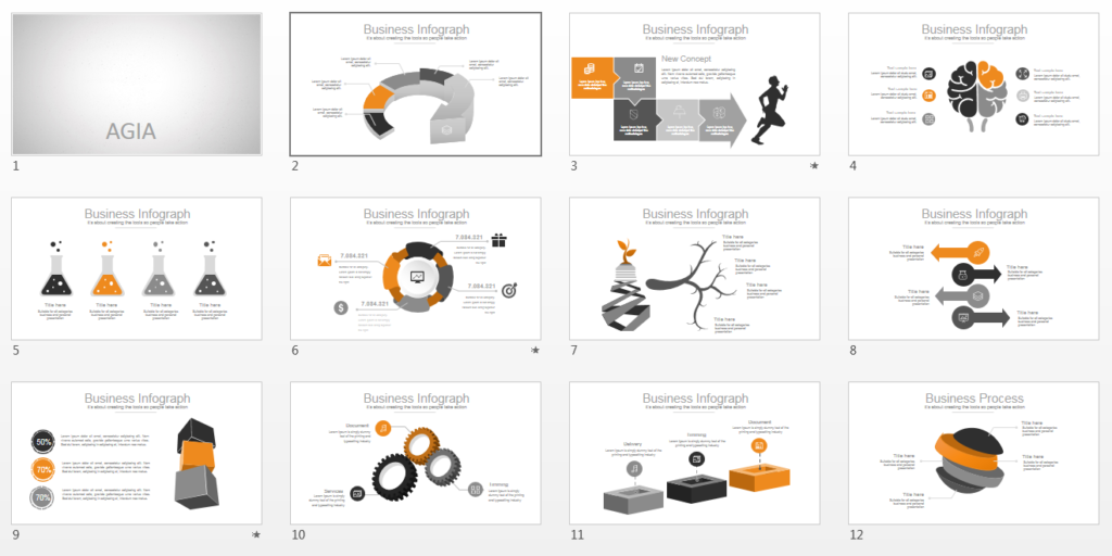 Infographics Business Powerpoint Template