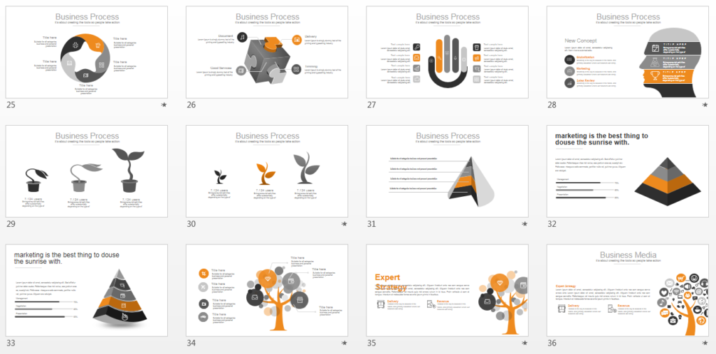 Infographics Business Powerpoint Template