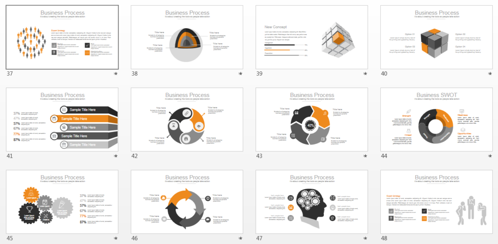 Infographics Business Powerpoint Template